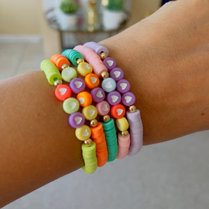 Colorful vinyl Bracelets