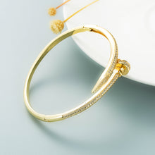 Load image into Gallery viewer, Two Styles of Double Bolt Bangle
