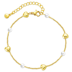 Dainty Loving pearls Bracelet